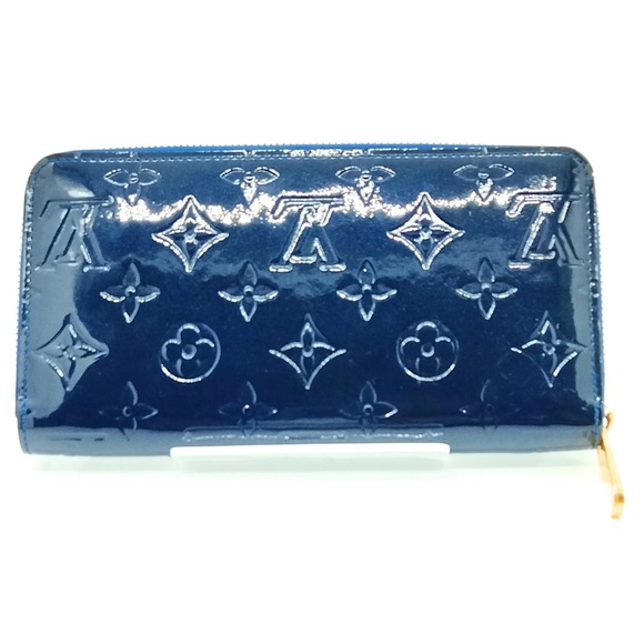 Louis Vuitton Handbags - Louis Vuitton Royal Blue Vernis Long Zippy Wallet